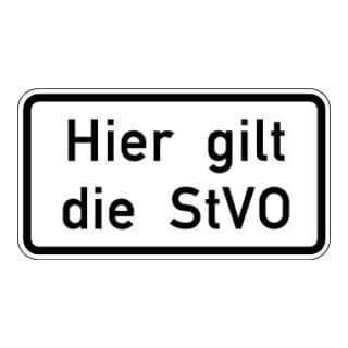 Warn- Und Hinweißchild 46, 600x330mm Hier Gilt Sie Stvo Ral-gütezeichen Folie Ra2