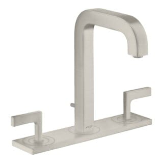 hansgrohe 3-Loch-Waschtischarmatur 170 Axor Citterio A 140mm, m H-Gr, ZugstAblGar, Pl, ED