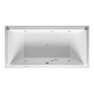 Duravit Whirlwanne Starck 200x100cm, Jet, EB-Version, 2 RS, we.