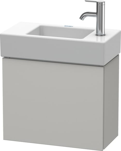 Duravit Waschtischunterschrank L-Cube 48x24x40cm, wandhängend, Tür li, betongr matt