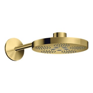 hansgrohe Kopfbrause Axor One mit Brausearm, 2jet, polished gold optic
