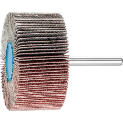 PFERD TOOLS Korund Fächerschleifer F Ø 60x30mm Schaft-Ø 6 mm A80 für Feinschliff und Finish (1)