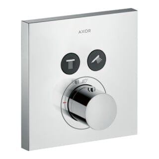 hansgrohe Fertigset ShowerSelect Square UP-THM, eckig, 2 Verbraucher, chrom