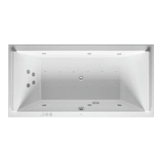 Duravit Whirlwanne Starck 200x100cm, Combi P, EB-Vers, 2 RS, we.