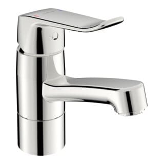 Hansa Waschtisch-Einhebelmischer HANSACARE o Ablg, schw, Heb. lg, Ausl. 133mm, chr