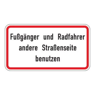 Warn- Und Hinweißchild 48, 600x330mm Andere Str.seite Nutzen Ral-gütezeichen Folie Ra2