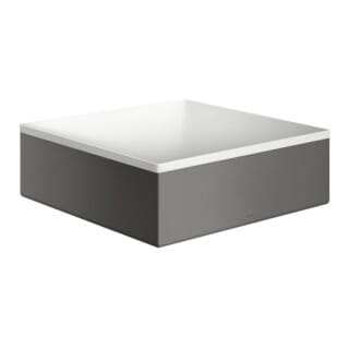 hansgrohe Aufsatzwaschtisch Axor Suite 285x285mm, brush. bla vc, Aufsatzbecken, we.