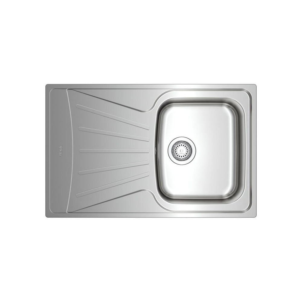 Wendbares Teka Starbright 45 E-xn Küchenspülbecken, 1 Becken, Matte Edelstahl-abtropffläche, 45 Cm