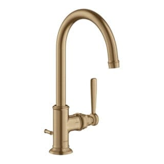 hansgrohe Waschtisch-Einhebelmischer 210 Axor Montreux A 175mm, m Zugst.Abl.Gar., brush. bron