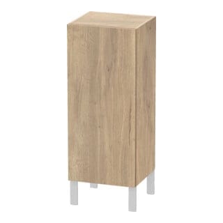 Duravit Halbhochschrank L-Cube individual, Tür rechts, eiche marmoriert