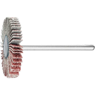 PFERD TOOLS Korund Fächerschleifer F Ø 30x5 mm Schaft-Ø 3 mm A60 für Feinschliff und Finish