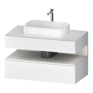 Duravit Waschtischunterschrank Qatego 100x55x60cm, w m/we m, Pl, 1 Schubkast.