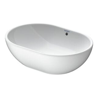 Duravit Aufsatzwaschtisch 49,5x35cm, o. HL, m ÜL, o. HLB, weiß