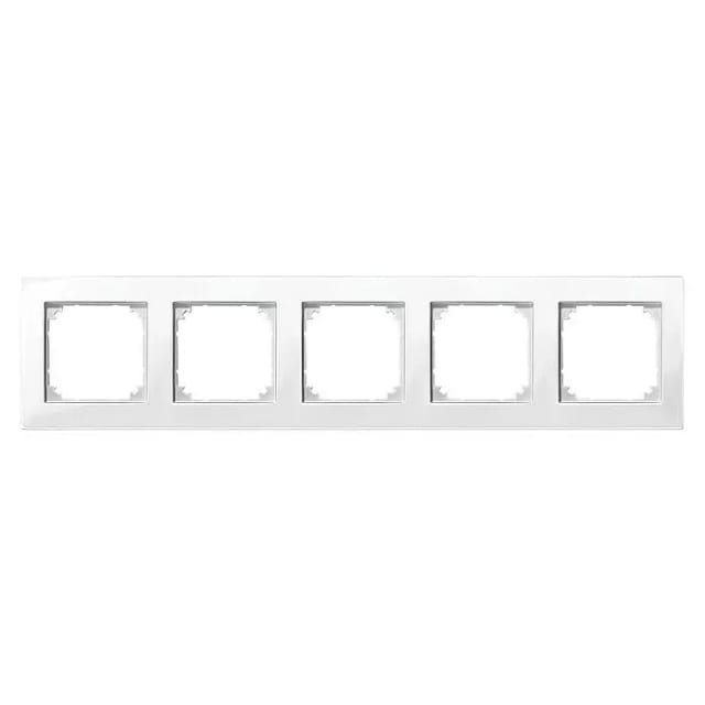Merten M-PLAN-Rahmen 5f. pws/gl 515519