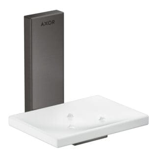 hansgrohe Schale Axor Uni. Rectangular Glas, Wandmontage, brushed black chrome