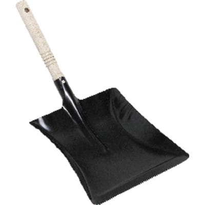 Nölle Kehrschaufel Metall schwarz 22 cm breit