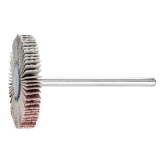 PFERD TOOLS Korund Fächerschleifer F Ø 30x5 mm Schaft-Ø 3 mm A150 für Feinschliff und Finish