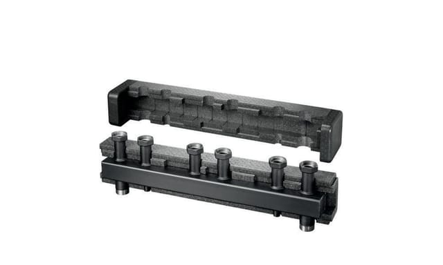 Oventrop Verteilerbalken DN 32, S, m WD u. Wandhalt., f 2 HK