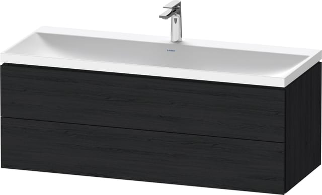 Duravit Möbel-Set L-Cube 120x48x48cm, m Hahnl., Ei sw, 2 Schub.