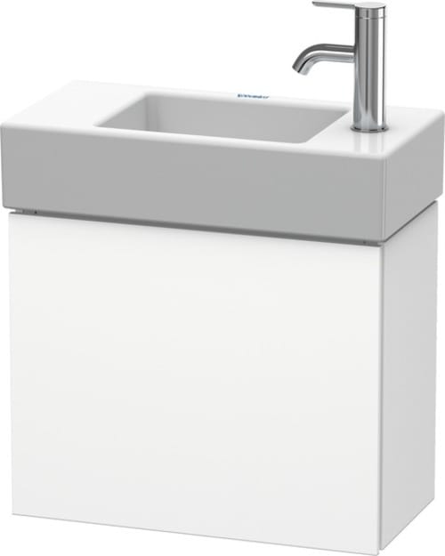 Duravit Waschtischunterschrank L-Cube 48x24x40cm, wandhängend, Tür li, basalt matt