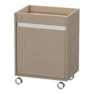 Duravit Rollcontainer Ketho 50x36x67cm, Tür links, leinen
