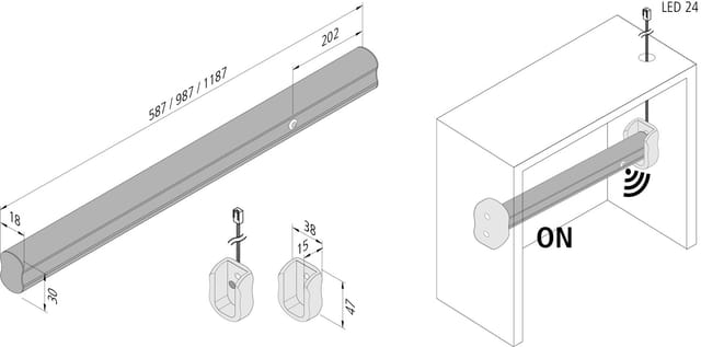 Hera LED-Trafo 24V/60W 20604003101
