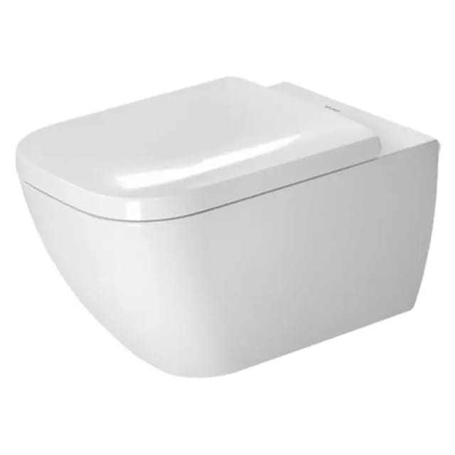 Duravit Wand-WC, Tiefspüler Happy D.2 36,5x54cm, 4,5 l, riml., we. HygGlaze