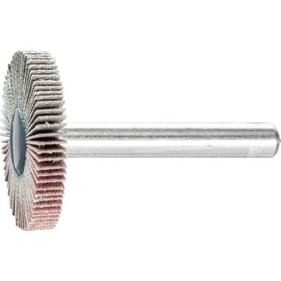 PFERD TOOLS Korund Fächerschleifer F Ø 30x5 mm Schaft-Ø 6 mm A320 für Feinschliff und Finish