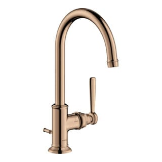 hansgrohe Waschtisch-Einhebelmischer 210 Axor Montreux A 175mm, m Zugst.Abl.Gar., pol. r gol