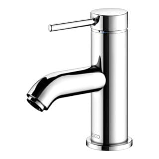 Keuco Einhebelmischer für Waschtisch 60 IXMO 59504 o.Zug.-Ablgrt. Soft, Rosette r/e verchromt
