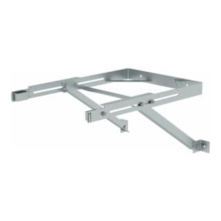 Munk Wandhalter U-Bügel, verstellbar 550-750mm, Stahl verzinkt