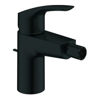 Grohe Bidet-Einhebelmischer Eurosmart 1/2", mit Ablaufgarnitur, matt black