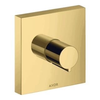 hansgrohe Fertigmontageset Axor Starck UP-Absperrvtl., eck., pol. gold optic
