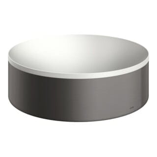 hansgrohe Aufsatzwaschtisch Axor Suite 300mm, brush. bla vc, Aufsatzbecken, weiß