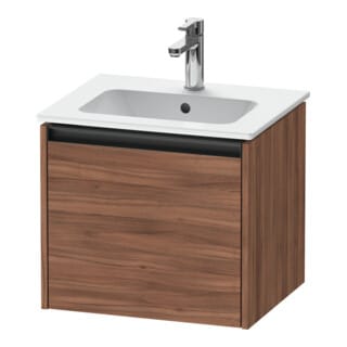 Duravit Waschtischunterschrank Ketho.2 51x42x44cm, 1 Ausz., wandhängend, Nussb natur
