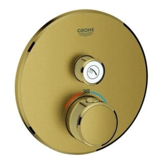 Grohe Fertigset Grohtherm Smartcontrol C sunr geb., rd, UP-THM, 1 Absperrventil