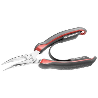 Facom Flachrundzange 40Gr gebogen 160mm CPE