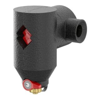 Flamco Schlammabscheider Clean Smart EcoPlus Rp 3/4, mit Ablassventil und Isolierung
