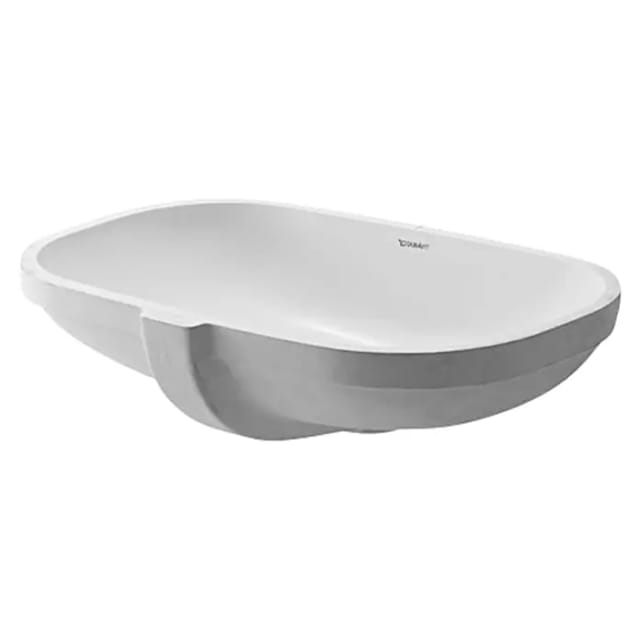 Duravit Einbauwaschtisch D-Code 49,5x29cm, EB v u, o HL, HL, m ÜL, we.