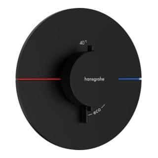 hansgrohe Thermostat ShowerSelect Comfort S UP, für 1 Verbraucher, mattschwarz