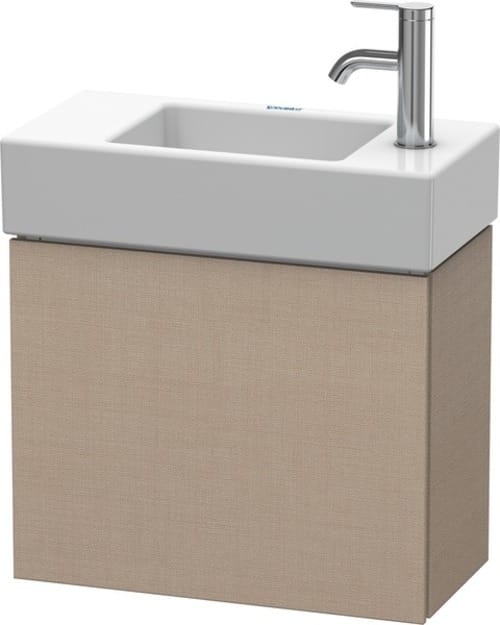 Duravit Waschtischunterschrank L-Cube 48x24x40cm, wandhängend, Tür links, leinen
