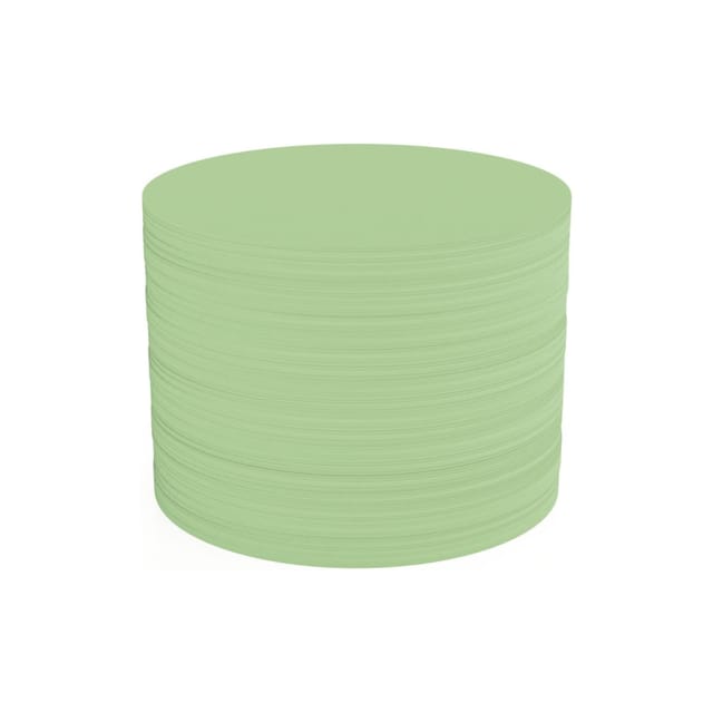 Magnetoplan Kommunikationskarte rund, Ø 100 mm, 500 Stück, grün, D 100 mm, 500 BL