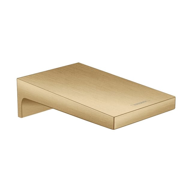 hansgrohe Wanneneinlauf Metropol Wandmont., Ausl. 185mm, brushed bronze
