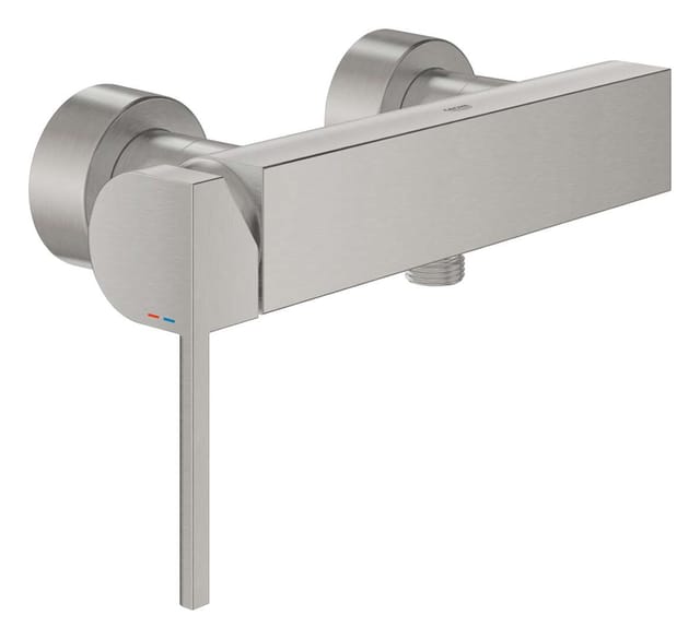 Grohe Brause-Einhebelmischer PLUS superst., Brauseabg. unt 1/2", Wandmont.