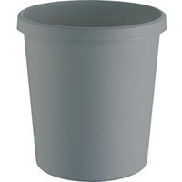 helit Papierkorb 18 l lichtgrau 331mm recycling K-Stoff Bild 2