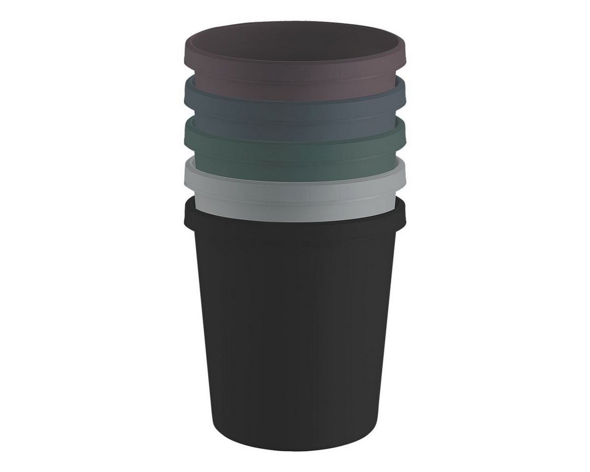helit Papierkorb 18 l schwarz 331mm recycling K-Stoff Bild 3