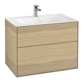 V&B Waschtischunterschrank Finion 79,6x59,1x49,8cm, Oa ven, m Wandbeleuchtung
