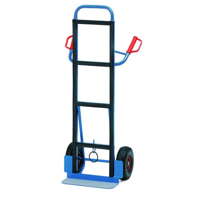 fetra Gerätekarre 11042, Tragkraft 350kg, Schaufel 15x45cm, Luftbereifung