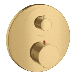 hansgrohe Fertigmontageset Axor Starck UP-THM, m Absperrventil, brush. gold optic