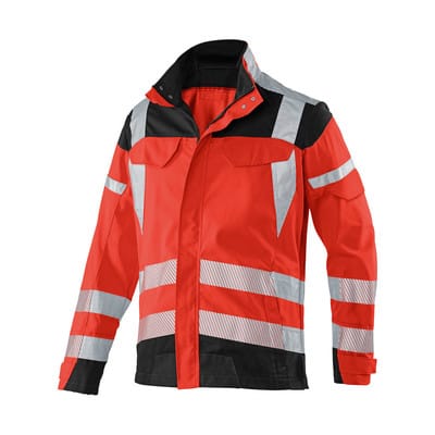 Kübler PSA Reflectiq Jacke 1207 warnrot/schwarz 26